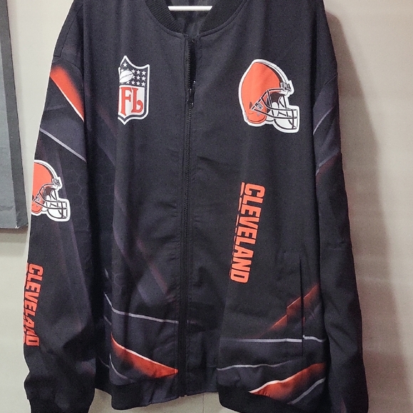 Cleveland Browns Black Jacket Knockoff, NFL - Picture 1 of 7